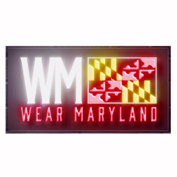 Maryland Faded Flag Dog Lab Short Sleeve T-Shirt - NEW Fast Ship - Picture 5 of 6